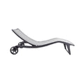 "Modern Adjustable Lounge Chair with Wheels"