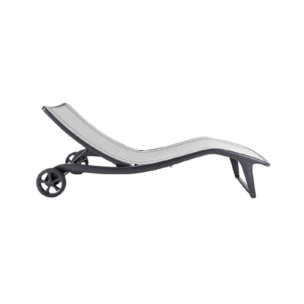"Modern Adjustable Lounge Chair with Wheels"